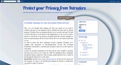Desktop Screenshot of keepyourprivacy.kryptotel.net